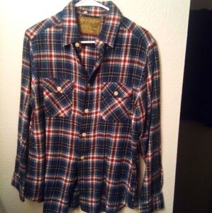 🌺🌺 Rustic Outfitter Red Plaid Flannel Shirt 🌺🌺